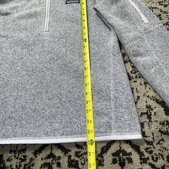 Patagonia Womens Better Sweater 1/4 Zip Size M Fleece Blue Hiking Outdoors - Picture 2 of 8